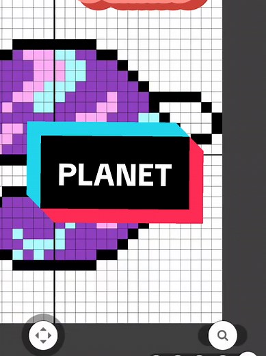 Universe🌌🌌 Planeta em pixel art🔥⚡🍃 Compartilhe com Seus amigos meu trabalho❤️🙏🏻 #fyyyyyyyyyyyyyyyyyyy #fyp #planet #planeta #universe #universo #pixel #pixelart #espaçosideral #interestelar #ciencia #foryou #viral #viralizar