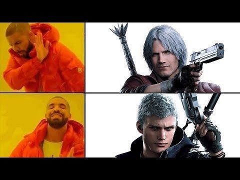Devil May Cry 5 : 1000hrs Dante main's first Nero Combo