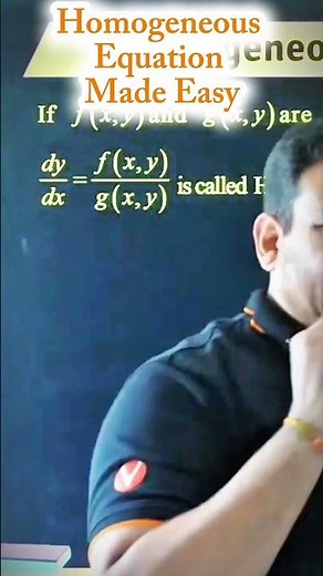 Kiran Sir’s latest session on Homogeneous Equations is a game-changer for engineering and board