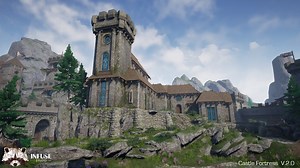 Castle Fortress pack; a large realistic environment pack featuring modular castle and fortress assets. Structures interiors and exteriors are fully modeled for seamless gameplay! https://buff.ly/3kTctVi | Cubebrush | Facebook