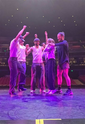 Reunited and it feels so good. See you tonight, Kansas!!😍 #dwts #dwtstour @Dancing with the Stars #DWTS