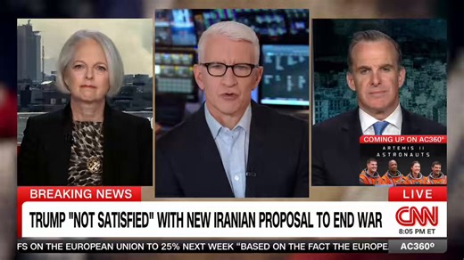 Iran crisis settling into an endurance contest—dual-blockade stalemate, and low probability for a deal. Tonight on @AC360 with Lt Gen Karen Gibson.