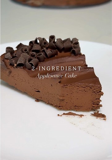 2-Ingredient No-Bake Applesauce Cake Recipe