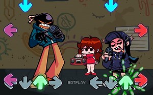 FNF Overhead but Whitty and Cassette Girl sings it