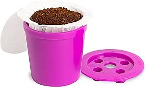 Universal EZ-Cup | Reusable Coffee Caspule by Perfect Pod – For use with 1-Stream or Multi-Stream Single Serve Coffee Brewers