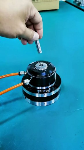 Pneumatic lathe chuck，Lathe rotary chuck#cnc #cnclathe #lathechuck