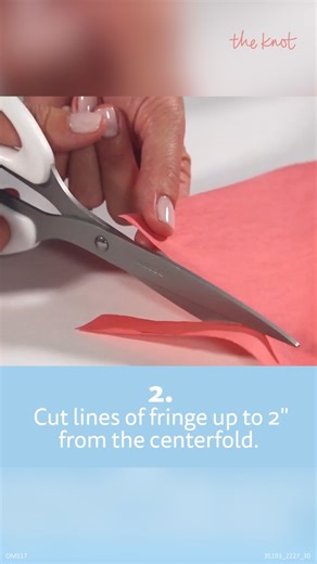 DIY Tissue Paper Tassel Garland | The Knot