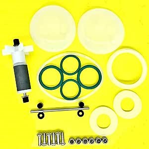 Hot Tub Water Pump P4071, 58113, E02 Repair Kit fits Coleman Lay-Z-Spa w/Impeller & Shafts