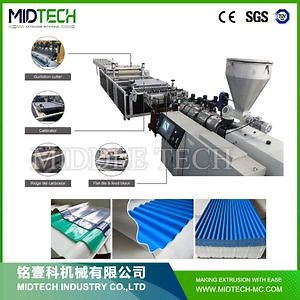 [Hot Item] Plastic PVC/UPVC PMMA/ASA PC/PP Glazed Tile Making Machine PVC Ceramic Tile Production Line
