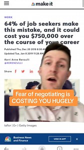 12K views · 30 reactions | #greenscreen Don’t be afraid to negotiate! 66% of people who ask get paid more… just for asking! #c#careerj#jobsearchn#negotiationlearnonfacebook | Richard Rose | Facebook