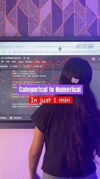 One Hot encoding — categorical to numerical