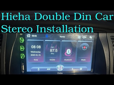 HIEHA DOUBLE DIN CAR STEREO INSTALLATION