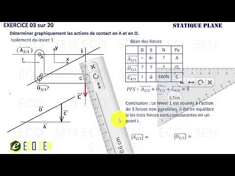 Statique Plane : Exercice 03 sur 20