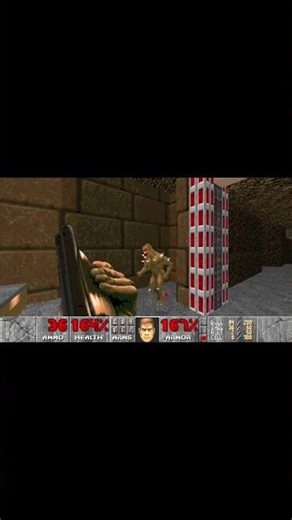 Finding the BLUE KEY! 🔵 DOOM 2: Map 05 #shorts