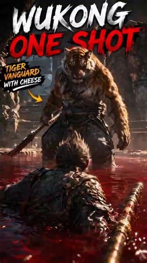 Wukong One Shot Tiger Vanguard 😱 Easy Cheese Method! #shorts #viral #gaming