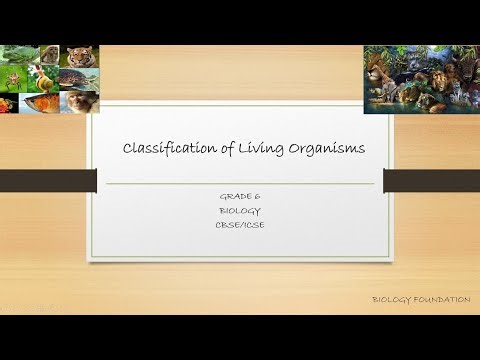 GRADE 6 (CBSE/ ICSE) Classification of Living Organisms UNIT- 2 PART 1