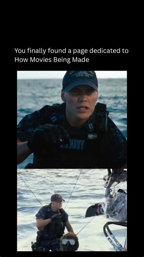 How Movies Being Made on Instagram: "In Battleship (2012), intense ocean combat scenes show sailors clinging to massive warships during alien attacks. What looks like pure chaos was carefully staged using real naval vessels, practical effects, and controlled water rigs. Actors performed sequences on stabilized platforms while cameras captured authentic motion, scale, and physical strain realistically. Behind the scenes, crews filmed on actual ships and combined practical stunts with CGI enhancem