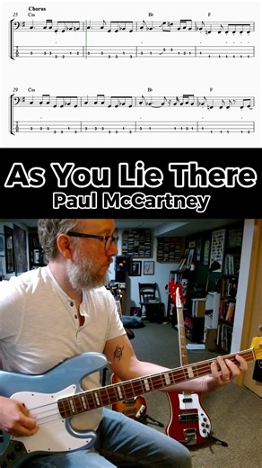 As You Lie There - Paul McCartney - bass cover
