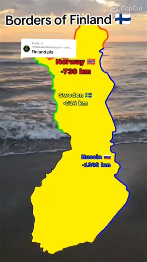 Replying to @finnokarelianmapper Borders of Finland #fyp #finland