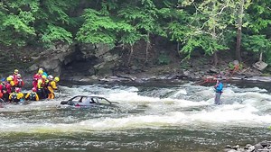 11 reactions | Are we being set up for failure? ➡️ Training in man-made whitewater facilities develop false expectations and false solutions. They may be counterproductive and produce a false sense of competency. Get out in the wild! Contact us about bringing our Swiftwater Vehicle Rescue source to your team. | Water Training Resources | Facebook