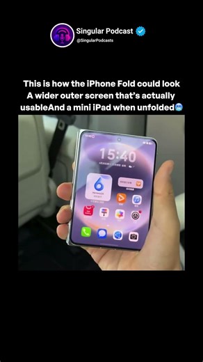 This Is What iPhone Fold Could Look Like #iphonefold #apple #iphone