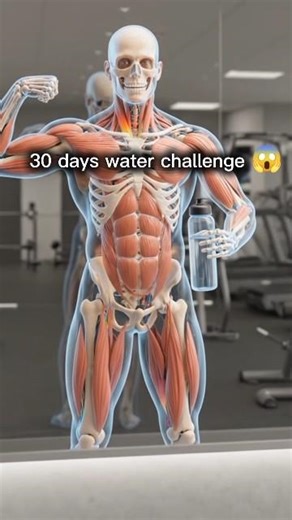 Agar Tum Roz 30 Din Tak 4 Litre Paani Piyo To Kya Hoga? 😳 || #trend #shorts #skeleton #challenge