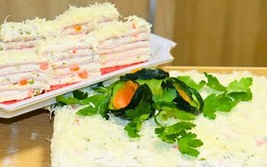 Slavna ruska salata pada u zaborav.Slana rozen torta za 5 min.Dekorativno,ukusno hladno predjelo.