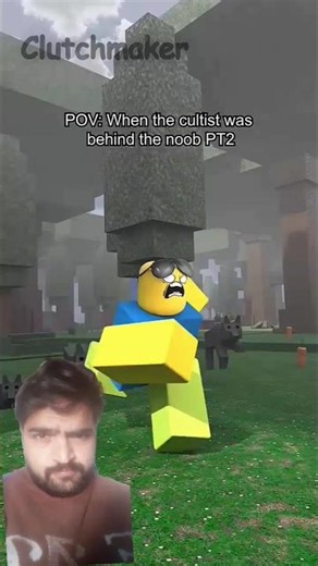 when the cultists was behind the noob PT2 #roblox #memes #funny #robloxnoob #robloxanime #roblox