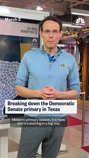 Steve Kornacki breaks down the Democratic primary for the Texas Senate, and what could make or break the race between Jasmine Crockett and James Talarico. | NBC News