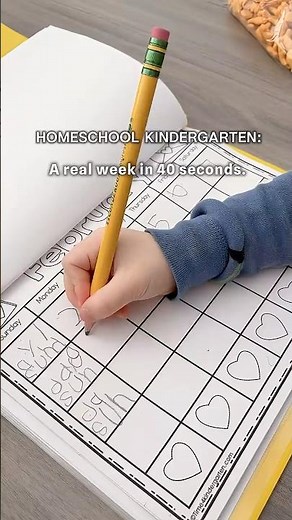 Our Kindergarten Homeschool Week (Hands-On Learning)