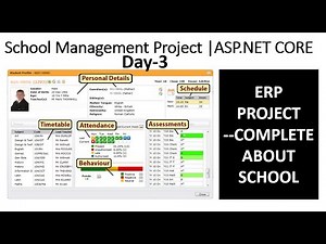 ASP.NET CORE 6.0 School Management Project | ERP Project | Day-3