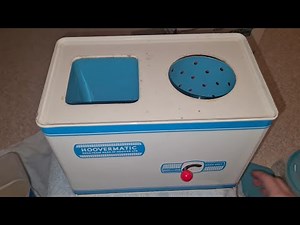 Toy chad valley HOOVERMATIC vintage 60s' twin tub hoover washing machine
