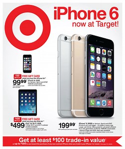 Free Target gift cards w/ the purchase of select Apple products: iPad Air, Apple TV, iPhone 5s, more