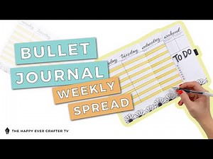How To Start A Bullet Journal – Part 3: The Weekly Spread