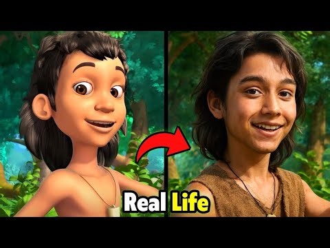 Jungle Book Cartoon All Characters in Real Life | Unseen Real Life