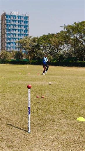 Clean strike, long flight, maximum result! #cricket #brazil