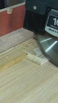 Wood joinery - how to make a rabbet joint