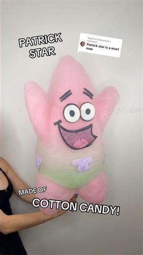 PATRICK STAR MADE OF COTTON CANDY!
