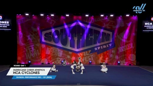 Hurricane Cheer Athetics - HCA Cyclones [2025 L1 Performance Rec - 12Y (NON) Day 1] 2025 Cheer Power Southern Nationals