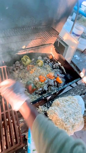 Backyard cooking candy maple syrup cinnamon fireball barbecue chicken and ribs with backyard potatoes dinner only at granddaddy house | Homer Brannon