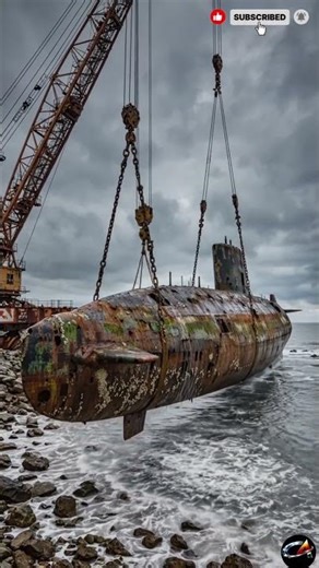Rusty Submarine Found in Ocean – Full Restoration #restoration #submarine