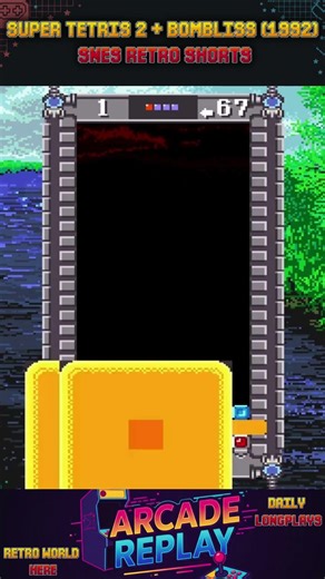🎮 Super Tetris 2 + Bombliss (1992) – SNES Retro Shorts 💥🕹️ #retrogaming #snes