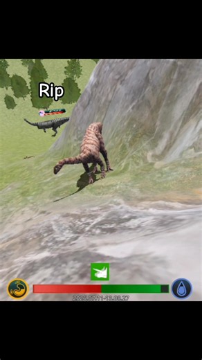 Watch until the end XD #thecurseddinosaurisle #dinosaur