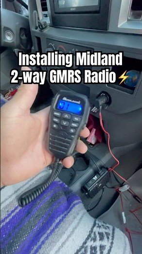 Midland MXT275 install 🔧Subscribe for more DIYs✅ #GMRS #MidlandUSA #DIY #Overland #radio #reels