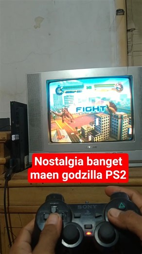 Nostalgia maenin game PS2 Godzilla