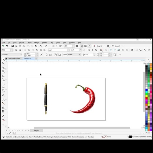CorelDRAW for Beginners the Artistic Media Brushes Tutorial1#coreldraw #coreldrawtutorials #mediabrush