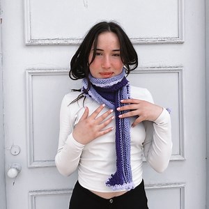Beautiful handmade crochet scarf