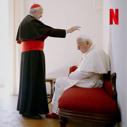 250K views · 9.2K reactions | Anthony Hopkins is Pope Benedict XVI and Jonathan Pryce is Pope Francis. The Two Popes, arriving December 20. | Netflix | Facebook
