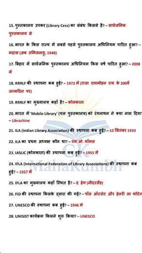📚 library science MCQ #librarianexam #youtubeshorts #shortsvideo #shorts #libraryscience