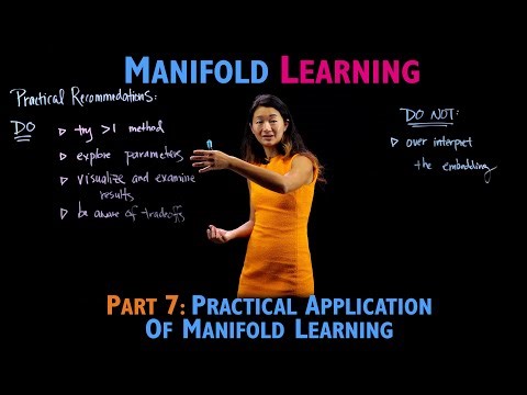 Practical Application of Manifold Learning